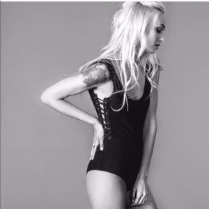 Other - LF Stores Emma & Sam black velvet bodysuit Other - LF Stores Emma & Sam black velvet bodysuit